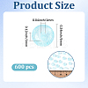 600Pcs Glass Seed Beads SEED-PA0001-17A-2