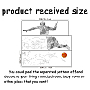 Translucent PVC Self Adhesive Wall Stickers STIC-WH0016-006-2