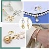 2Pcs 2 Colors 925 Sterling Silver Twister Clasp STER-GO0001-32-7