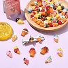 52Pcs 13 Styles Resin Cabochons RESI-CJ0004-86-5