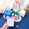 40Sets 4 Color Square Fold Paper Candy Boxes CON-MB0001-17-5