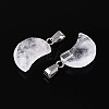 Natural Quartz Crystal Pendants G-N349-02K-P-2