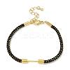 Braided Nylon Cord Bracelet Making MAK-L043-01G-09-1
