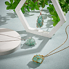 3Pcs 3 Colors 304 Stainless Steel Macrame Pouch Necklace Making NJEW-PH01550-5