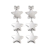 304 Stainless Steel Stud Earrings EJEW-S226-10P-03-2