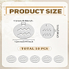 10Pcs 304 Stainless Steel Charms STAS-LP0003-19L-2