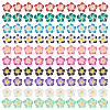 Handmade Polymer Clay 3D Flower Plumeria Beads CLAY-SC0001-02-1