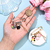 Painting 304 Stainless Steel Safety Pin Brooches JEWB-YW00001-01-5