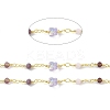 Butterfly & Round Glass Beaded Chains CHS-P016-38G-07-2