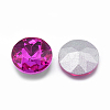 Pointed Back Glass Rhinestone Cabochons RGLA-T029-8mm-10-2