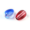 Baking Paint Transparent Glass Beads DGLA-N014-10-3