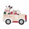 Christmas Spray Painted Wood Big Pendants LS-FIND-H030-23-1