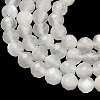Natural White Moonstone Beads Strands G-B168-A12-4mm-4