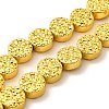 Electroplated Synthetic Non-magnetic Hematite Beads Strands G-L613-K01-01C-1