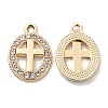 UV Plating Alloy Pendants ALRI-M020-14G-1