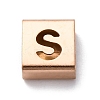 Ion Plating(IP) 304 Stainless Steel Square Slide Charms STAS-L132-10S-RG-1