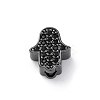 Brass Cubic Zirconia Beads KK-S510-43B-1