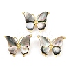 Brass Shell Brooch JEWB-C047-02G-02-1