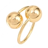 Brass Cuff Rings for Women RJEW-Z113-18G-2