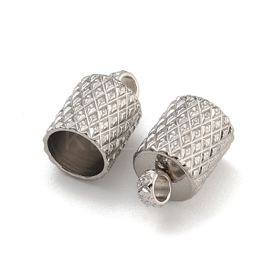 Tarnish Resistant 304 Stainless Steel Cord Ends STAS-Z084-07P-02B-1
