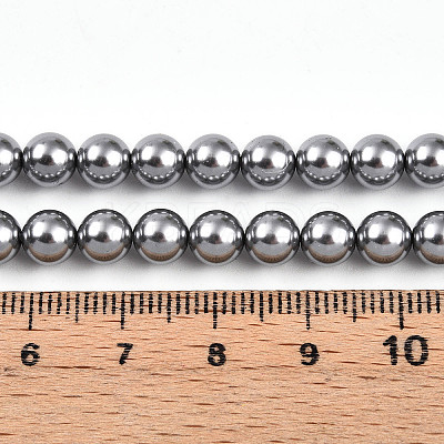 Baking Paint Pearlized Glass Pearl Bead Strands HY-N002-6mm-A01-1