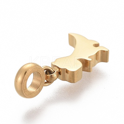 Ion Plating(IP) 304 Stainless Steel Pendants STAS-F259-022G-1