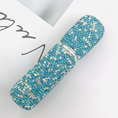 Plastic & Rhinestone Spray Bottle PW-WG77027-04-1