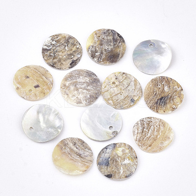 Natural Akoya Shell Pendants SHEL-S274-75C-11-1