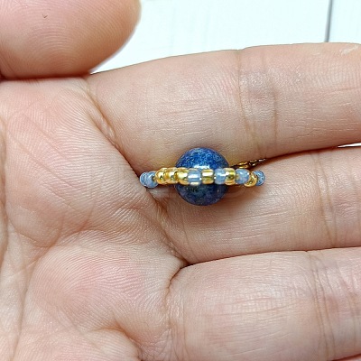 Lapis Lazuli Pendant Decoration HJEW-MZ00034-01-1