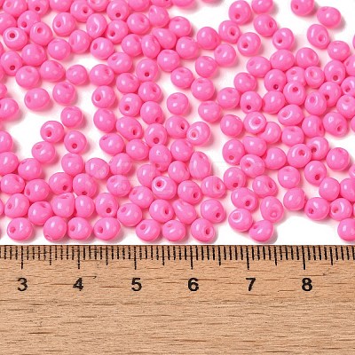 6/0 Opaque Baking Paint Glass Seed Beads X1-SEED-M012-02A-22-1