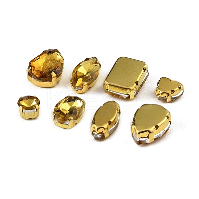 Glass Rhinestone Sew on Rhinestone RB-CBA33FD-01G-06-1