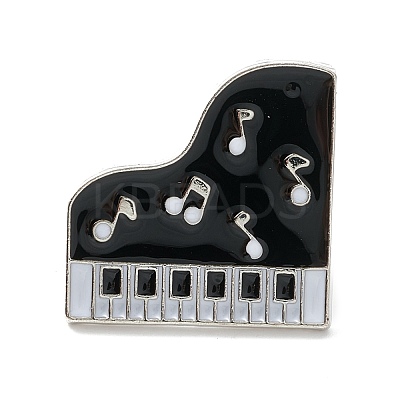 Piano Enamel Pin JEWB-M022-04-1