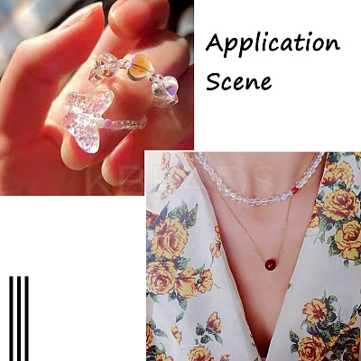 220Pcs 22 Style Transparent Spray Painted Glass Beads GLAA-CW0001-02-1