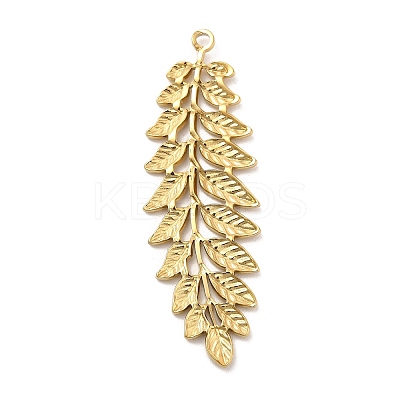Ion Plating(IP) 304 Stainless Steel Big Pendants STAS-B032-04G-1