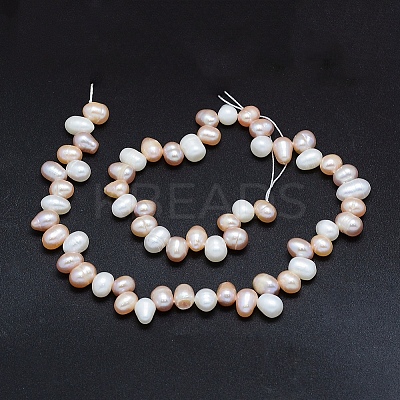 Natural Cultured Freshwater Pearl Beads Strands PEAR-G004-03F-01-X-1