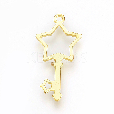 Tibetan Style Alloy Open Back Bezel Pendants LS-X-TIBE-S308-02G-1