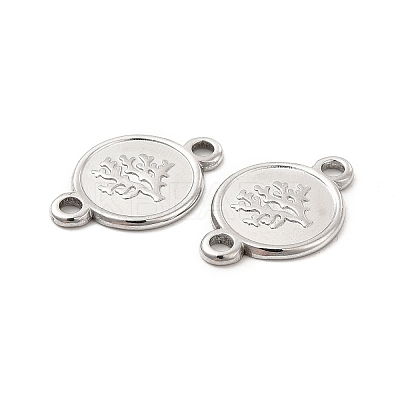 Tarnish Resistant 304 Stainless Steel Connector Charms STAS-B032-40P-1