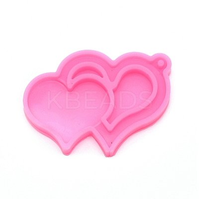 Valentine's Day Theme Pendant Silicone Molds DIY-TAC0005-99-1