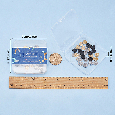 PVD Vacuum Plating 304 Stainless Steel Charms STAS-SC0001-59A-1