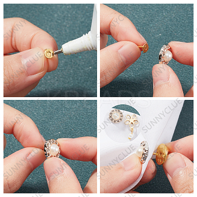 120Set 2 Colors Iron Lapel Pin Backs IFIN-SC0001-41-1