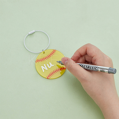 24Pcs Acrylic Pendant Decorations HJEW-ME00022-1