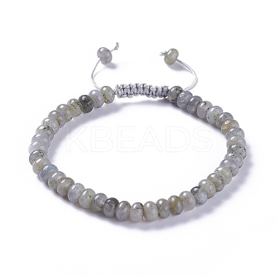 Adjustable Nylon Cord Braided Bead Bracelets BJEW-F369-B02-1