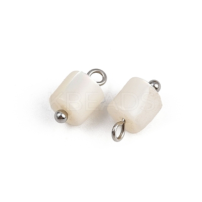 Natural Shell Column Charms X1-STAS-D378-32P-1
