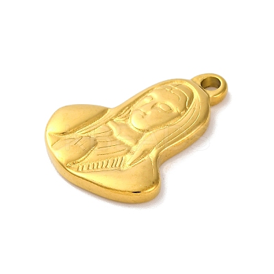 201 Stainless Steel Pendants STAS-Q015-01G-1