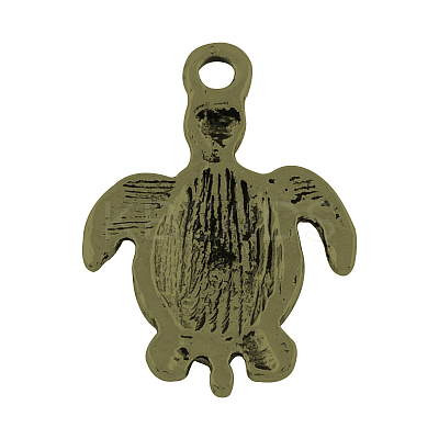 Tibetan Style Alloy Sea Turtle Pendants LS-TIBEP-22101-AB-FF-1