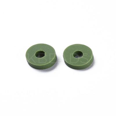 Handmade Polymer Clay Beads CLAY-R067-6.0mm-B43-1