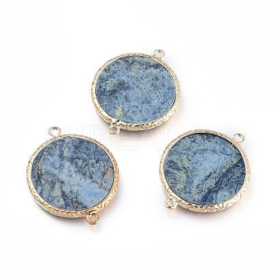 Natural Blue Spot Jasper Links connectors G-L514-025A-1