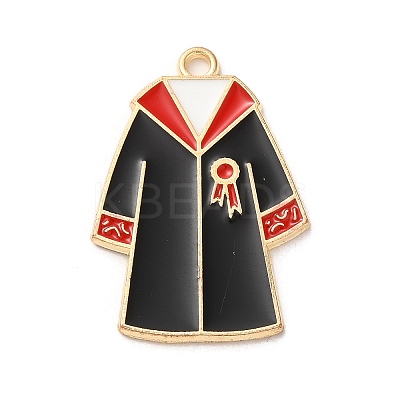 Graduation Season Theme Alloy Enamel Pendants ENAM-R147-09D-G-1