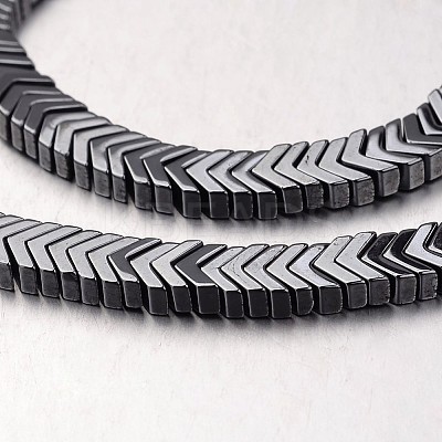 Non-magnetic Synthetic Hematite Bead Strands G-F300-19-09-1
