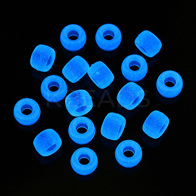 Transparent & Luminous Plastic Beads X-KY-T025-01-H09-1